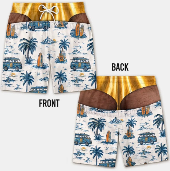 Bro Cheeks - Swim Trunks